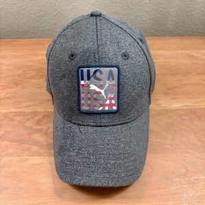 Puma USA RWB Cat Hat / Cap Size L/XL Med. Grey